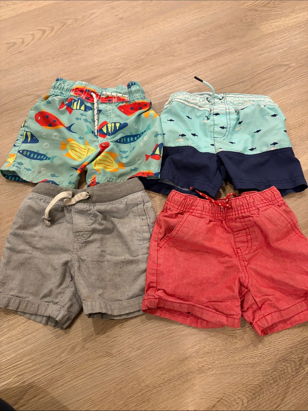 Boys 2T shorts & swimsuits carters + cat & jack